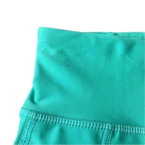 New OLD NAVY Active PowerSoft GoDry High Rise Turquoise Athletic Girls Leggings - Picture 2 of 8
